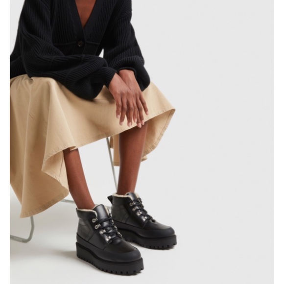 Ganni Shoes - NWOB Brush Off Faux Shearling Boot